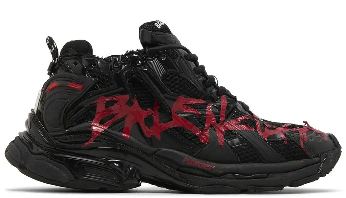 Balenciaga Runner Sneaker 'Graffiti - Black Red'