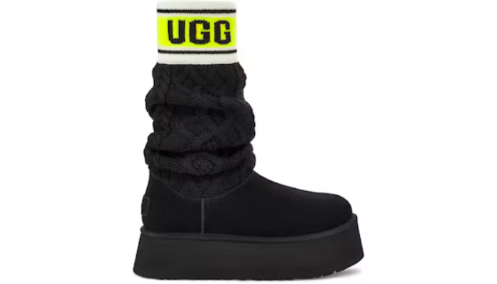 UGG Classic Sweater Letter Boot