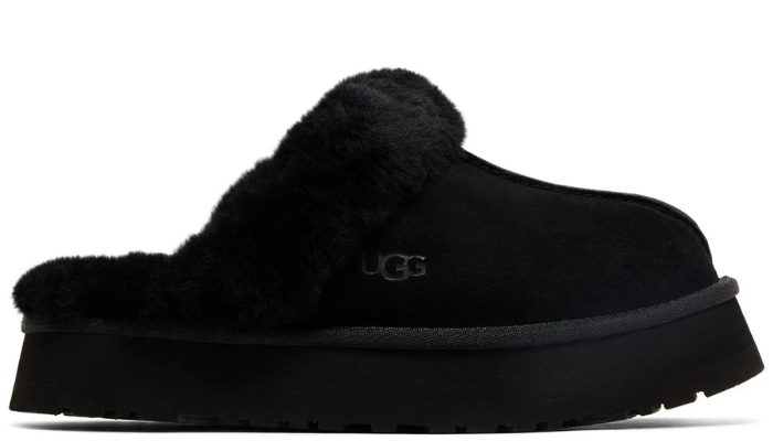 UGG Wmns Disquette Slipper 'Black'