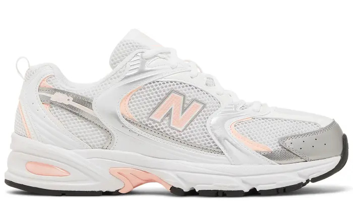 New Balance 530 White Silver Pink