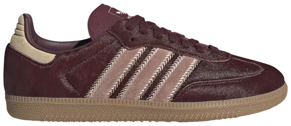 Adidas Wmns Samba OG 'Pony Hair Pack - Maroon'