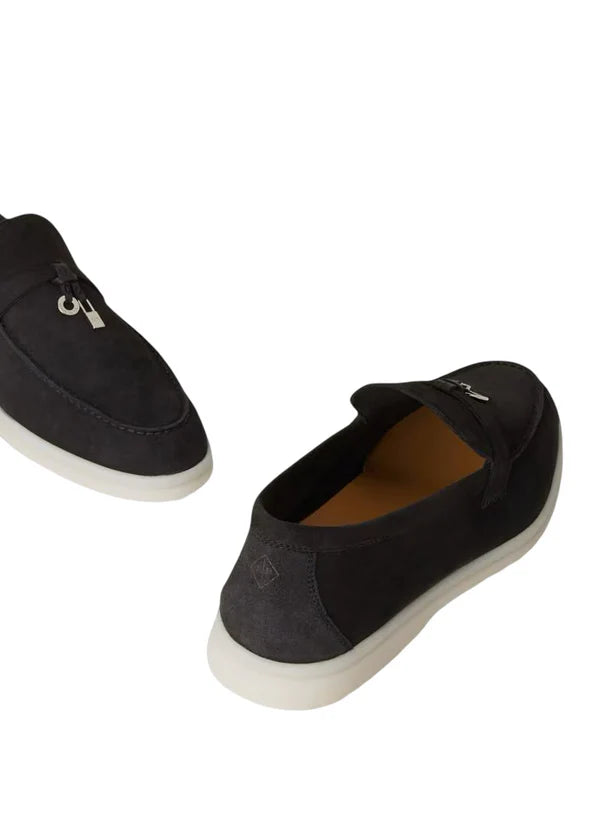 Loro piana Summer Charms Walk Loafer Suede