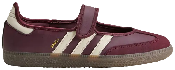 adidas Samba Mary Jane 'Maroon Cream White Gold Metallic'