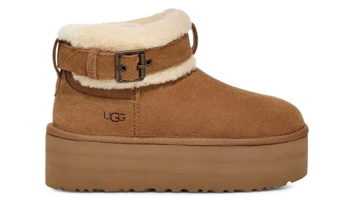UGG  ultra mini belted roller boot