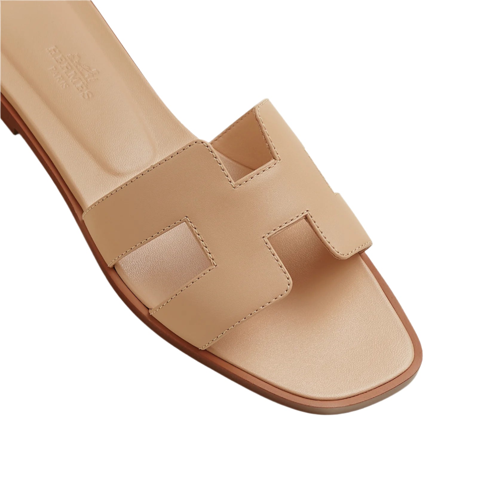 Hermes Oran sandals beige