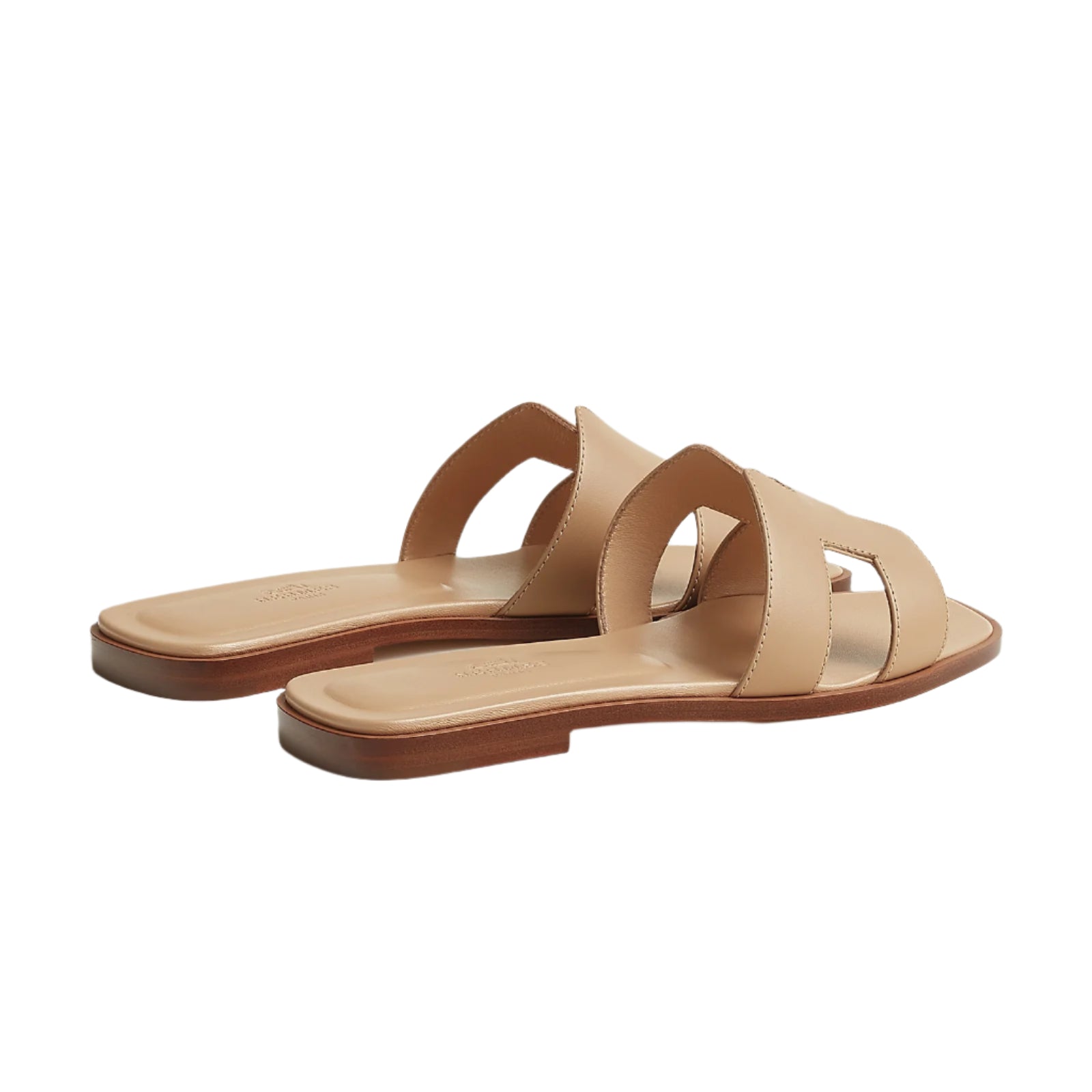 Hermes Oran sandals beige